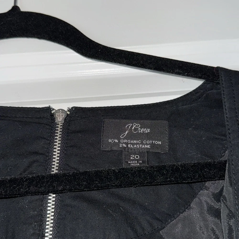 J. Crew Black Wrap Jumpsuit with Tie Waist